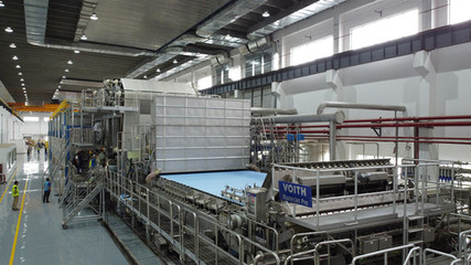 智造&ldquo;無人工廠&rdquo;!中建安裝馬鞍山華旺紙業(yè)項(xiàng)目PM1生產(chǎn)線正式投產(chǎn)